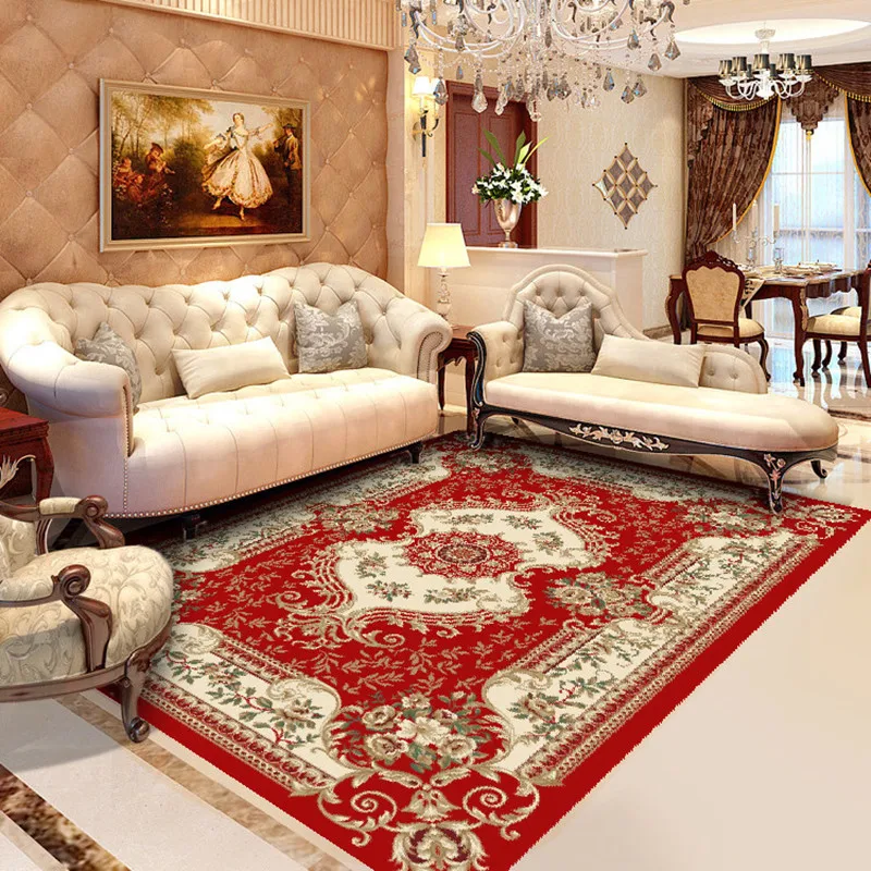 Neoclassical European style Carpets For Living Room Bedroom Bedside Floor Mat Rugs And Carpet Coffee Table Luxury tapete Rug