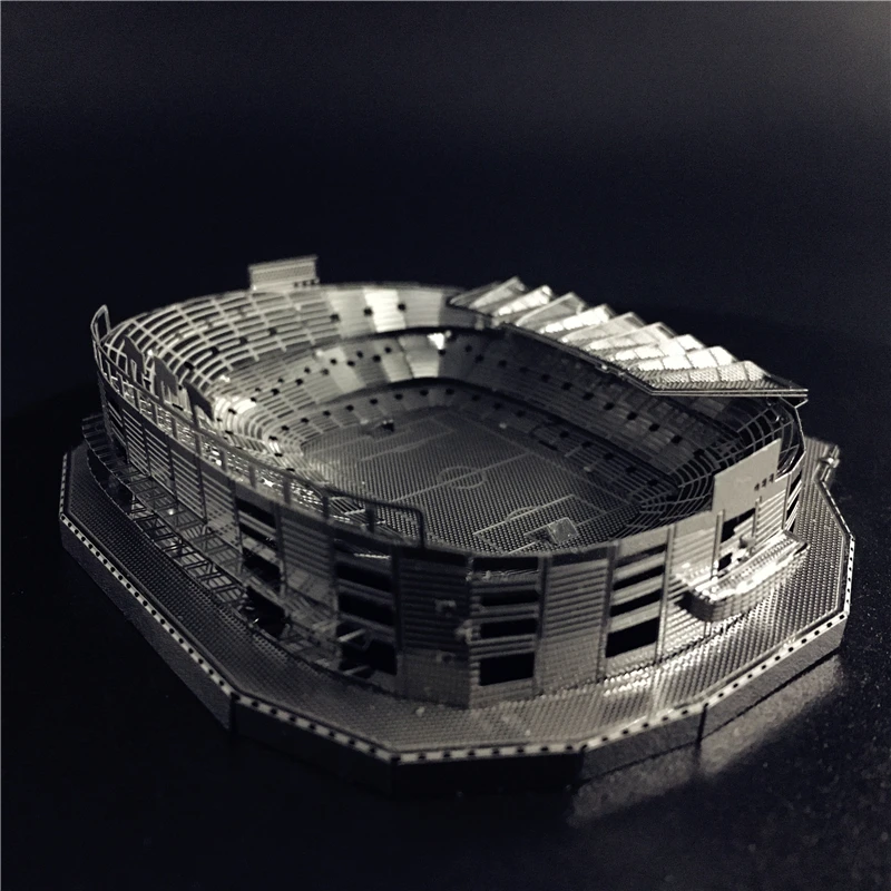 MMZ MODEL pekin-nanyuan 3D metalowe zestaw modeli do składania 1:3500 camp nou stadion Model montażu DIY 3D laserowo wycinane Model puzzle zabawki dla dorosłych