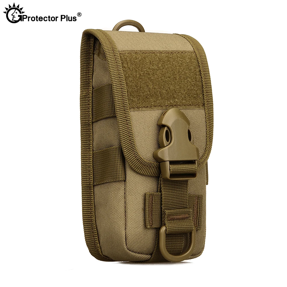 PROTECTOR PLUS  Tactical Tool Sub-package Wear Belt Waist Bag 5.8-Inch Full-Cover Mobile Phone Case Outdoor Small  Crossbody Bag