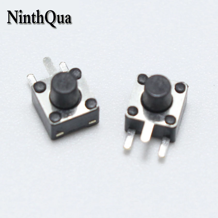 25pcs 4.5*4.5*5mm 3pin Tact Switch 4.5x4.5x5mm 3p Side Pin Micro Push Button Tactile Switchs