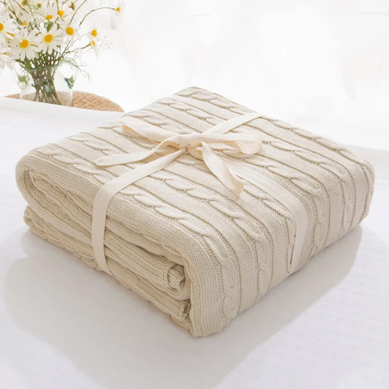 

Soft Blankets for Beds Cotton Blanket Bedspread Bedding Knitting Patterns Blanket Air Conditioning Comfy Sleeping Bed Bedspreads