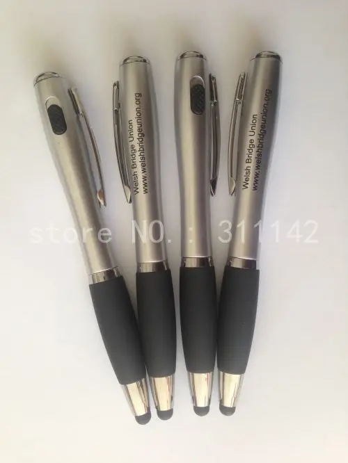 Promotion led light stylus ball pen touch screen LED ballpoint pen print custom logo