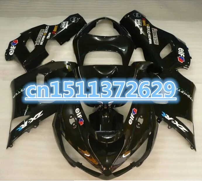 Bo Hot Sales,Cheap For KAWASAKI NINJA ZX 6R 636 05-06 ZX636 ZX6R ZX-6R Black EIF 05 06 2005 2006 Fairing Kit