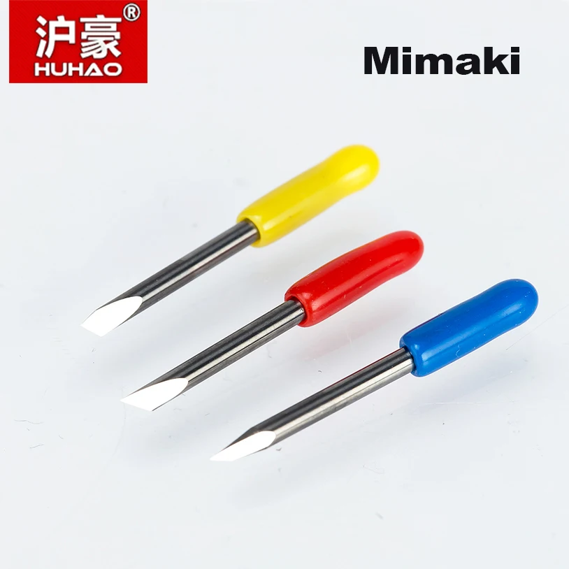 HUHAO 5PCS/lot Mimaki Plotter Cutter 30/45/60 Degree Tungsten Blades Cutting Plotter Vinyl Cutter Knife for MIMAKI Plotter Blade