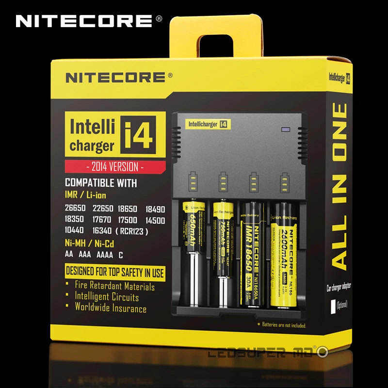 Microcomputer Intellicharger Nitecore i4 Lipo Balance Universal Battery Charger