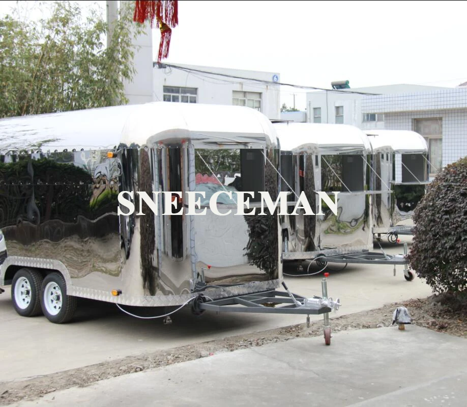 large space mobile dining car street mobile breakfast cart hot sale churros food trailer