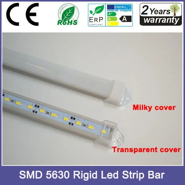 10 Chiếc * 30Cm/50Cm Nhà Máy Bán Buôn Led Nhôm Đùn LED Cứng Cứng Nhắc Dây Đèn LED Thanh Ánh Sáng kệ Nhôm Có Nắp Và Giá Đỡ