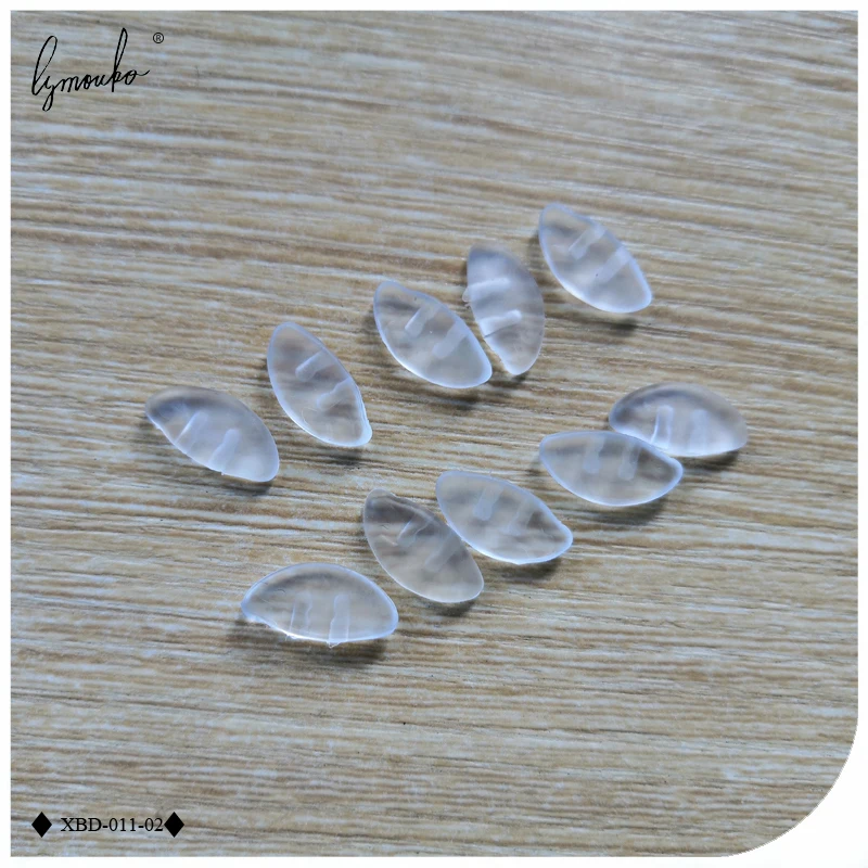 5Pairs/Lot Two Hole Plug Silicone Airbag Soft Nose Pads On Glasses Soft Sanding Surface Anti-Slip Toos Eyeglasses