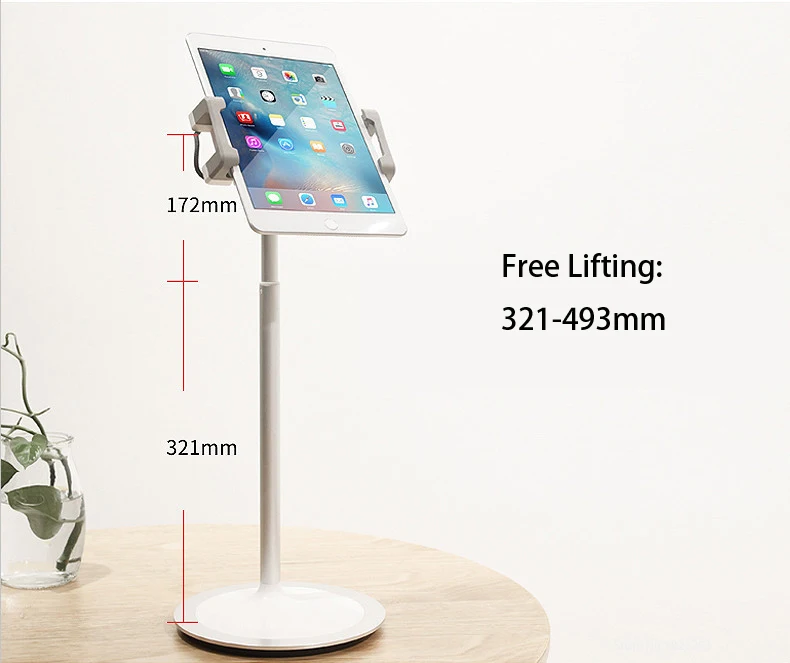 Hyvarwey XG-S3 / S3E Aluminum Alloy Free Lifting 4.7-12.9 inch Phone/ Tablet PC Desktop Stand for ipad pro iphone surface book