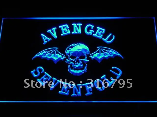 c113 Avenged Sevenfold Band Bar Logo LED Neon Light Signs with On/Off Switch 20+ Colors 5 Sizes to choose