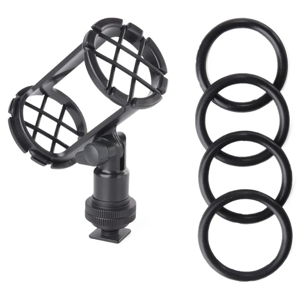 Microphone Shock Mount for AKG D230 Senheisser ME66 Rode NTG-2 NTG-1 Audio-Technica AT-875R Sony ECM-CG50 Shotgun Microphones
