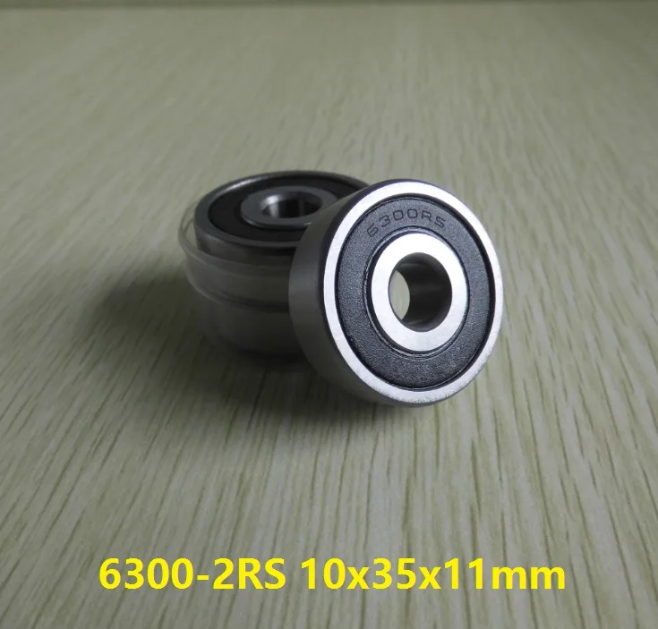 

10pcs/lot 6300RS 6300-2RS 6300 RS 2RS Deep Groove rolling bearings 10*35*11mm Deep Groove Ball bearing 10x35x11mm