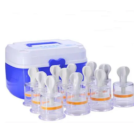 12 tank vacuum cupping apparatus household hand twist type massage wet set of promoting blood circulation to remove blood stasis