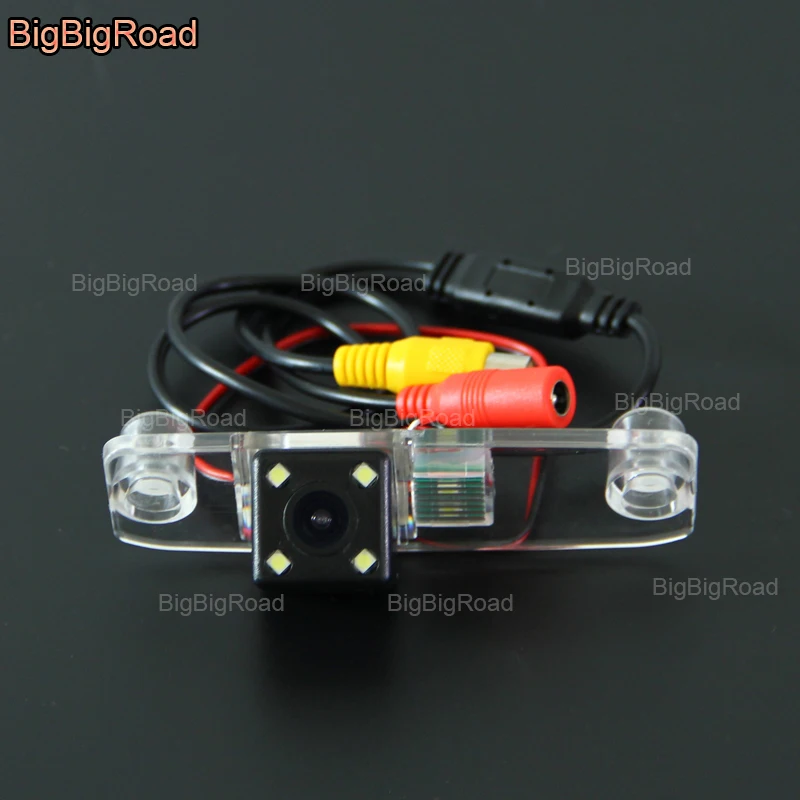 BigBigRoad Car Rear View Reverse Camera With Power Relay / Filter For Hyundai Elantra Accent Tucson Veracruz Sonata Terracan