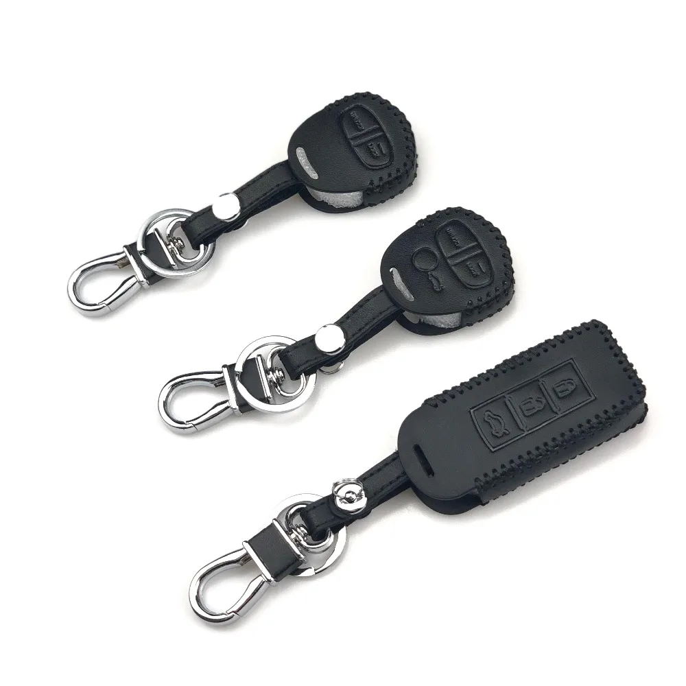 Car Leather keychain Remote key cover protection Case For Mitsubishi GT XR-PHEV Delica Xpander L200 Mirage Samurai EX FORTIS