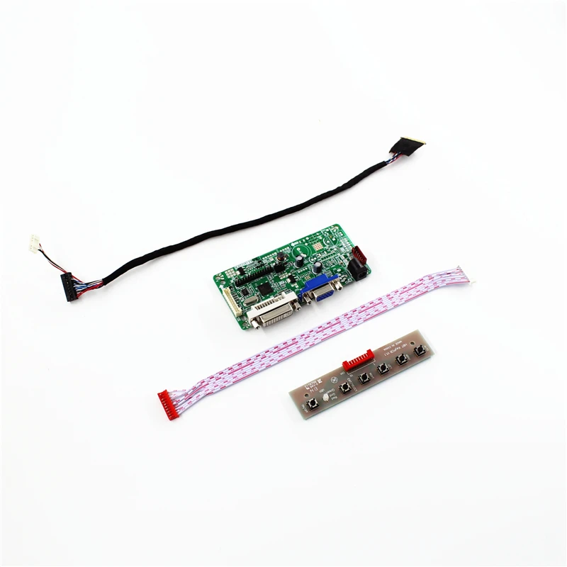 RT2281 LCD 컨트롤러 보드 지원 DVI VGA, 14 인치 lcd 패널 1366x768 B140XW01 V0 B140XW01 V8 B140XW01.V9 쉬운 diy