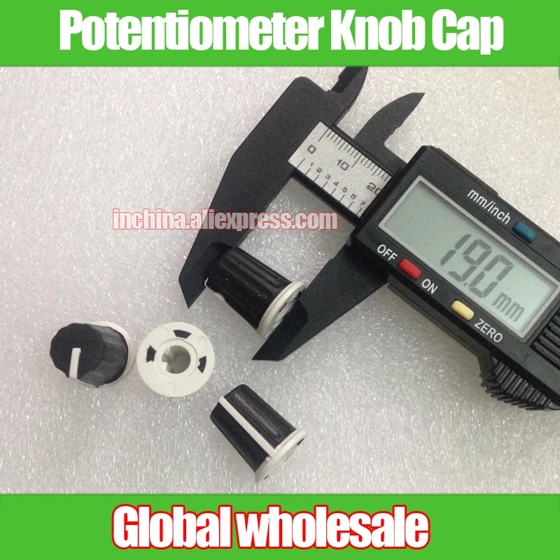 10pcs Mixer for PIONEER DJM-900 800 850 700 2000 Potentiometer Knob Cap 90 degree 270 degree Black Switch audio volume knob