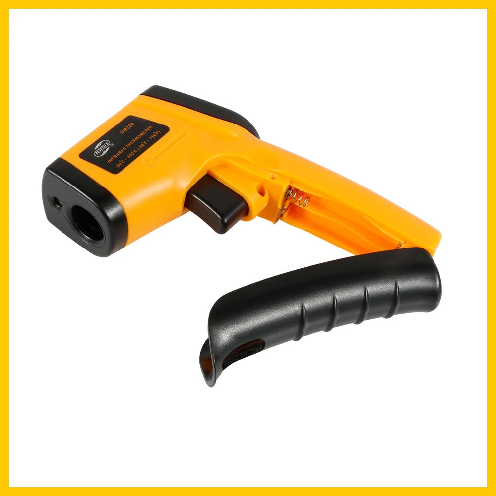 Digital Infrared Thermometer Non Contact Pyrometer IR Laser Point Gun with Backlight -50~400degree GM320 -BENETECH