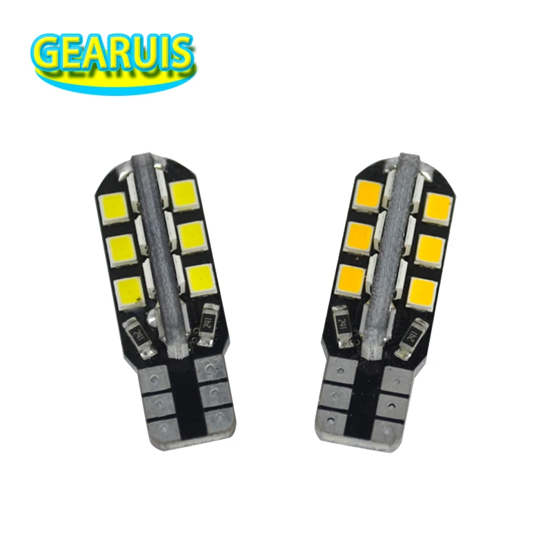 10X T10 Canbus 220MA Constant 4014 LED NO Error W5W 194 24SMD 501 Wedge Door car styling clearance light white warm white DC 12V