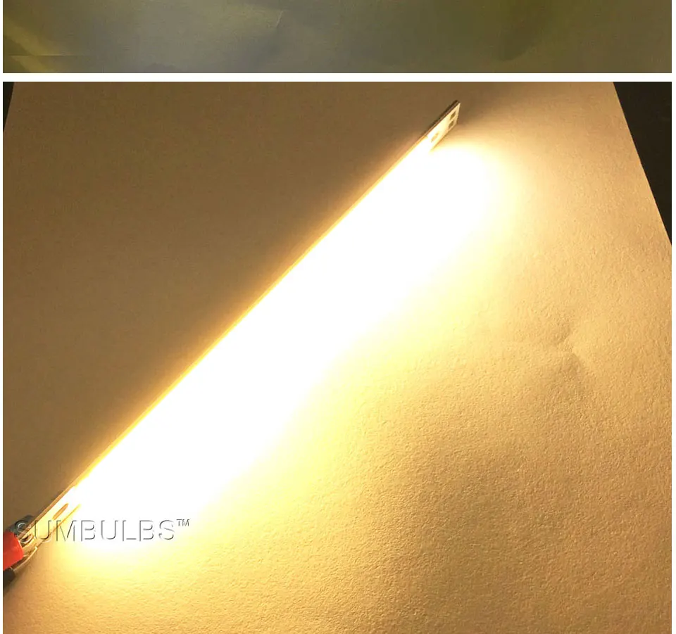 [Sumbulbs] 200 x 10 mm 0422 10 W LED-Licht COB-Streifenlampe DC 12–14 V 1000 lm grün gelb rot blau warmweiß reines weißes Balkenlicht – Detail 10