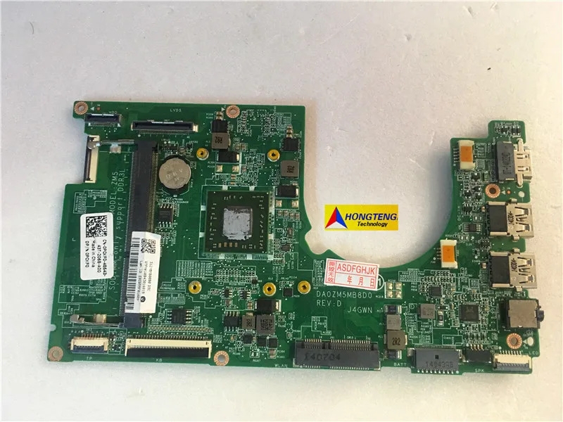 

Original FOR Dell Inspiron 3135 Laptop Motherboard A6-1450 Pckf0 Cn-0pckf0 Da0zm5mb8d Test OK free shipping