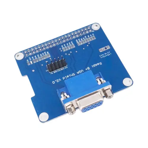 Placa de expansión VGA Shield V 2,0, interfaz VGA extendida a través de GPIO, Compatible con Raspberry Pi 3, modelo B/ Pi 2B / B +/ A +