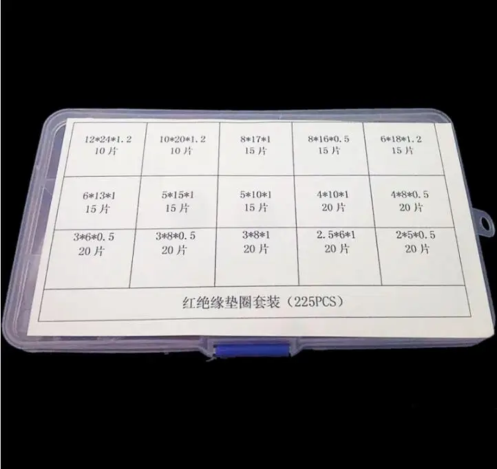 M2--M12 Rode isolatieringpakking Rode gevulkaniseerde vezelpakkingset