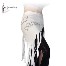 Le donne Belly dance Fringe Strass Hip sciarpa di Danza del ventre Cinture Modali