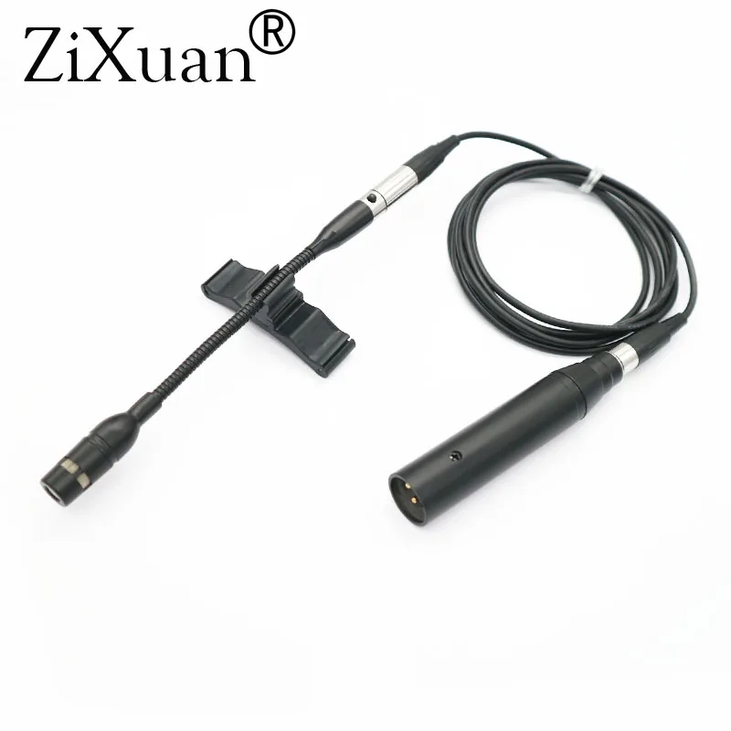 

Pro Cello Musical Instrument Microphone with XLR Big 4Pin for SHURE Phantom Power Adapter 1.5M/3M Extension Cable