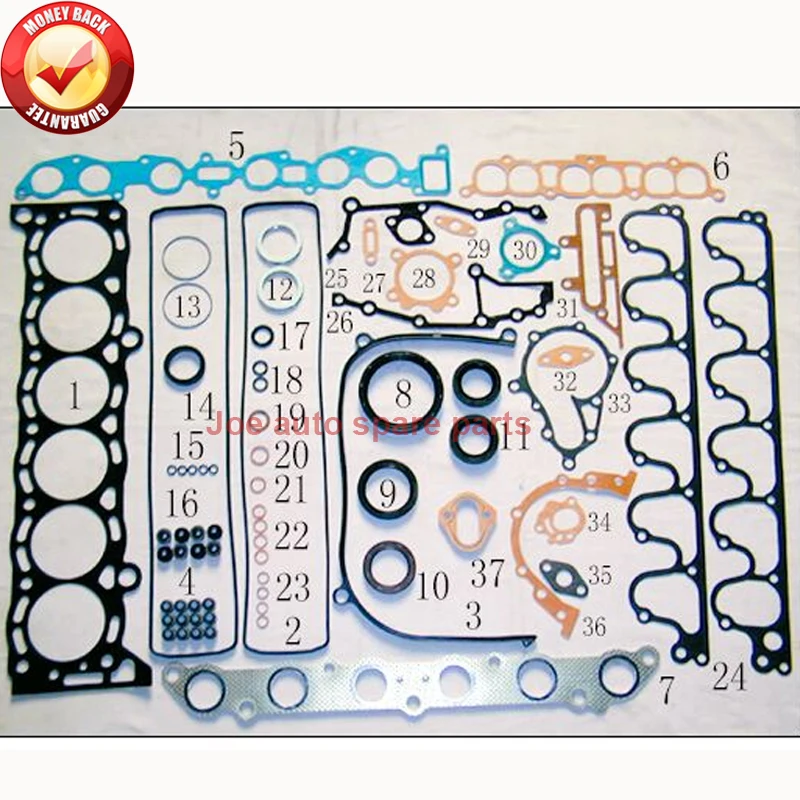 5M 5MGE Engine Full gasket set kit for Toyota CROWN SUPRA CRESSIDA SOARER 2.8L 81-85 04111-43070 04111-43080 50100100 0411143032