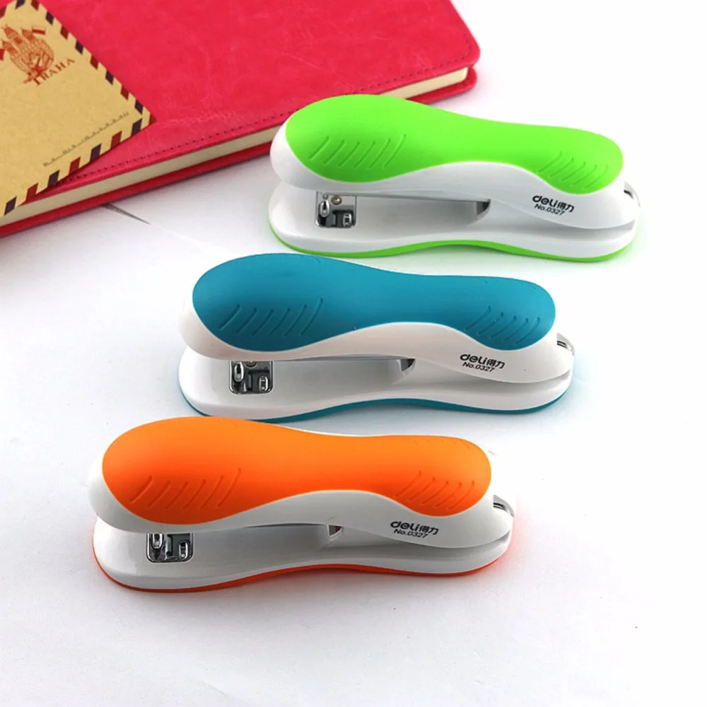 1 Pc of Cool-Color Standard Streamline 100-Pin Stapler for School Stationery & Office Supply