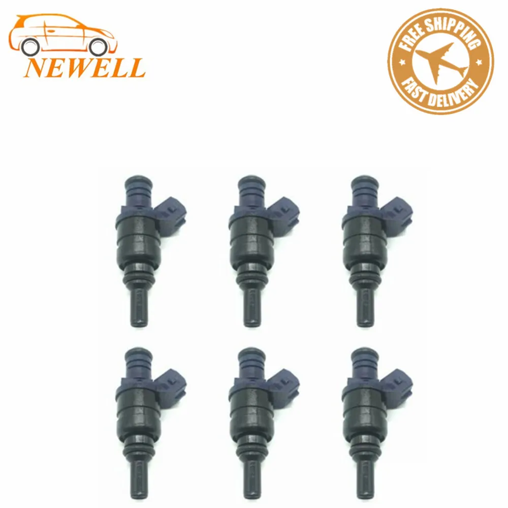

6Pcs Fuel Injectors 1439800 3641439800 13537546245 For BMW X3 X5 330i 330Ci 330Xi 530i Z3 Z4 M54B30 3.0L