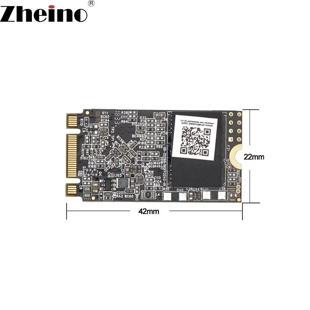 Zheino NGFF M.2 2242 64GB 128GB 256GB 512GB 1TB SSD 22*42mm for laptop