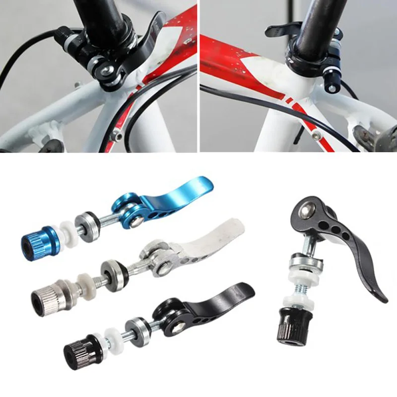 Outdoor Aluminium Alloy Quick Release MTB Bike Bicycle Seat Post Clamp Seatpost Skewer Bolt Cycling Parts Tool 5.0mm x 60mm