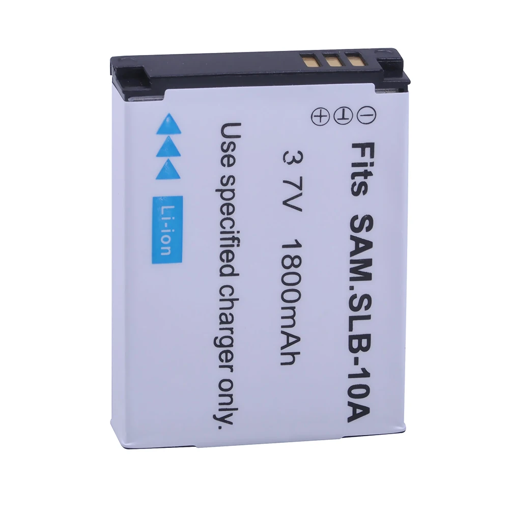 3pc 1800mAh SLB-10A SLB10A SLB 10A Rechargeable Camera Battery for Samsung EX2F WB150F WB250F WB350F WB750 WB800F WB500 WB550