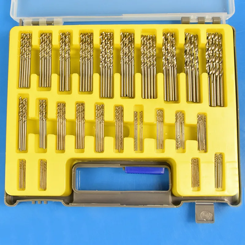 150Pcs/Case 0.4-3.2mm Mini Drill Bit Set HSS Microtech Power Tools Small Precision Twist Drill Kit with Plastic Box