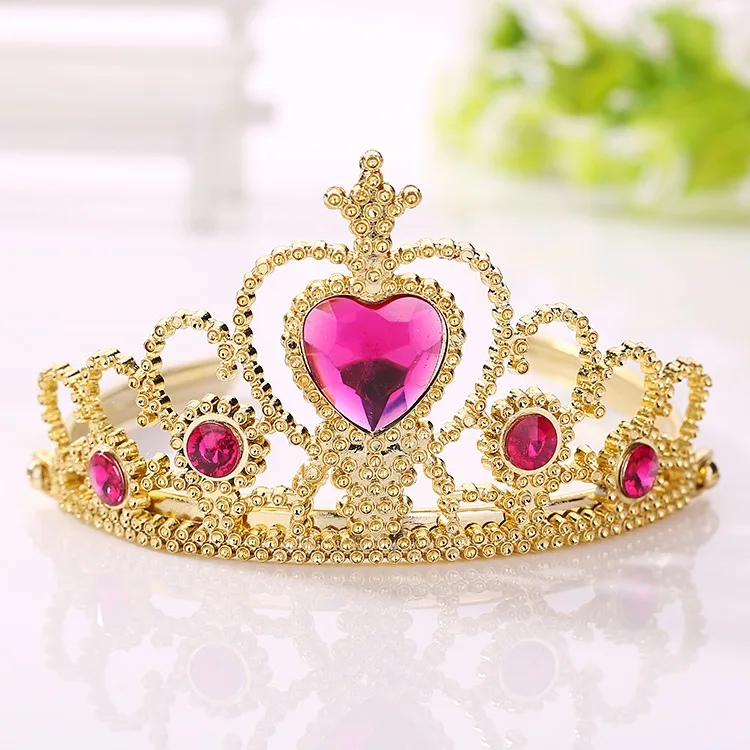 cute princess crowns hairband birthday gift for girls kids hair head hoop band headband accessories for children tiara headdress