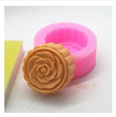 

Handmade Flower Soap Mold Design Flower Silicone Soap Mold Plant Molds Fondant Cake Decorating Tools Silica Gel Moulds PRZY