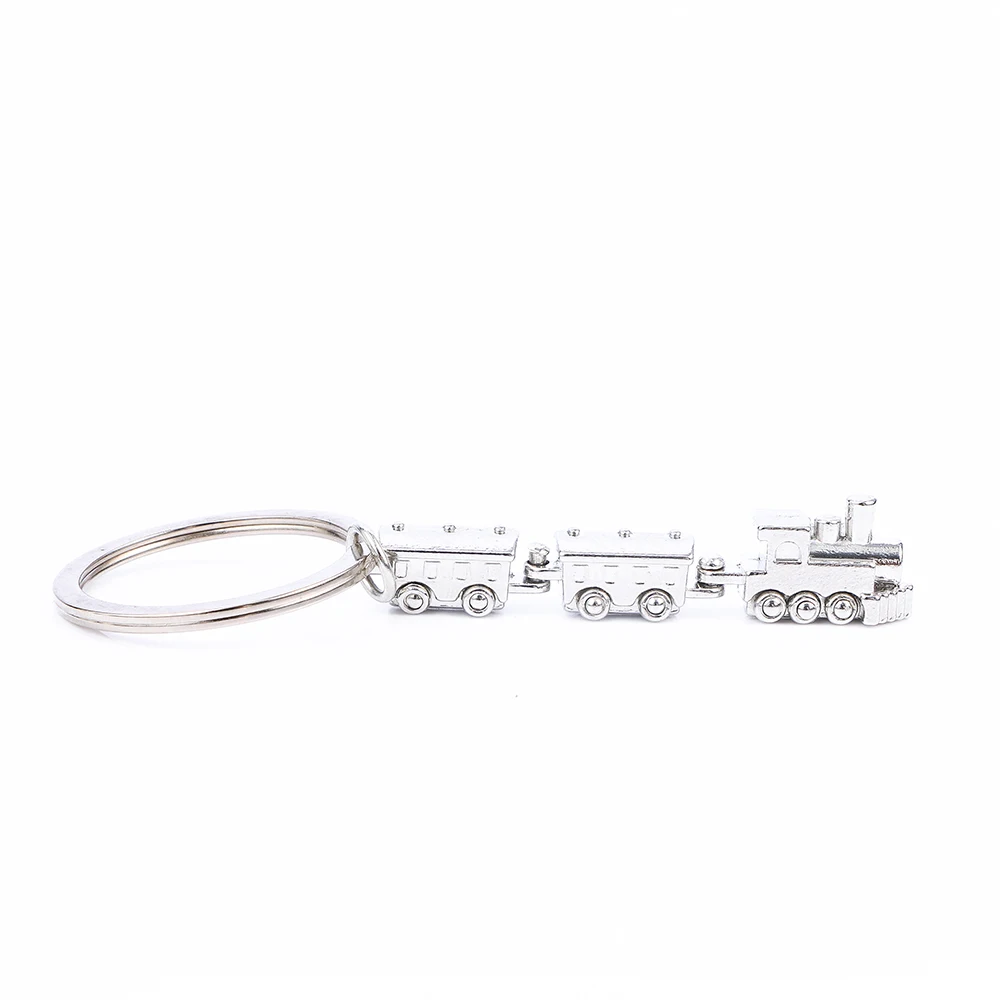 Train Model Keychain Men Women Key Chain Party Gift Jewelry Small Car Bag Charm Accessories Key Ring