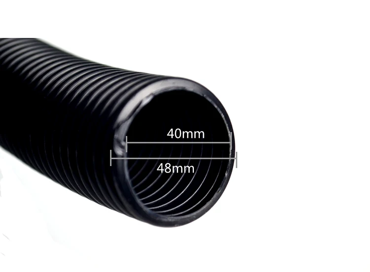 Industrial vacuum cleaner thread Hose/pipe/tube,inner 40mm,outer 48mm,5M long,water absorption machine,vacuum cleaner parts