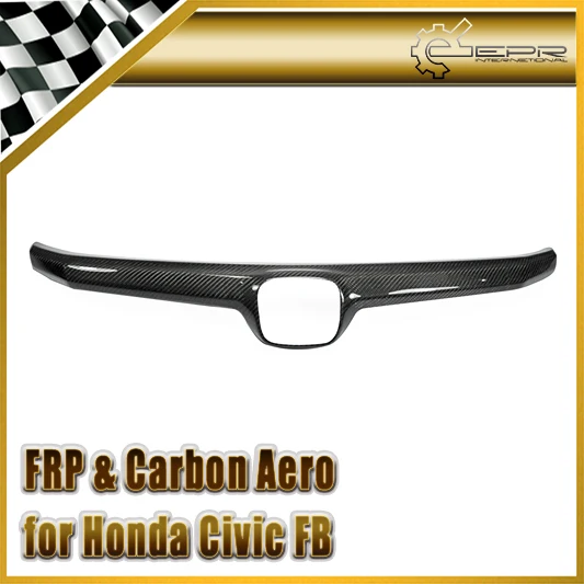 Car-styling For Honda Civic FB 2012 (4 Door) Carbon Fiber OEM Style Front Grille (Asia Model)