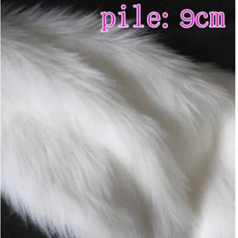 Plain Faux Fur 90 mm soft pile ideal for Clothing, cosplay garments throws fur Fabric 58