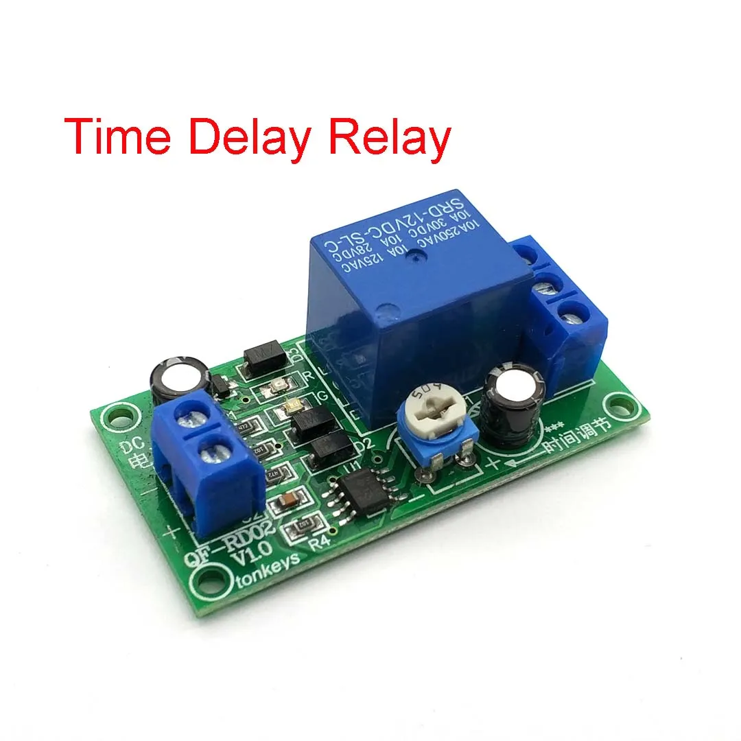 DC 12V NE555 0~60 Seconds Delay Timer Time Switch Adjustable Time Relay Module