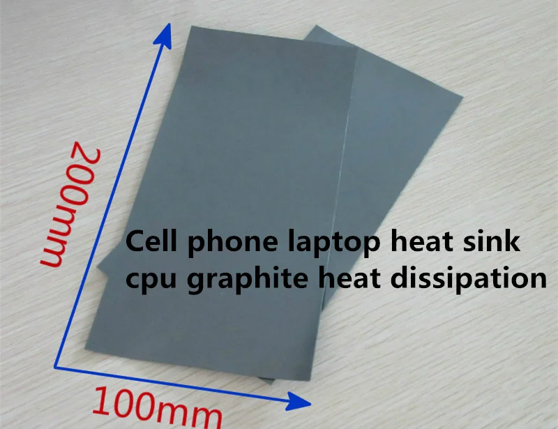 Cooling graphite sheet Cell phone laptop heat sink Cool graphite film high thermal conductivity cpu graphite heat dissipation