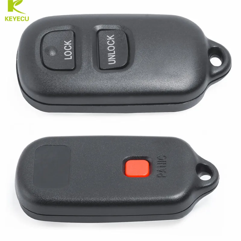 KEYECU Replacement Remote Control Key Fob for Toyota Celica Echo FJ Cruiser Highlander Prius Rav4 00-06 Tacoma FCC ID: HYQ12BBX