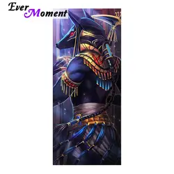 Ever Moment Pictures Made by Diamond Egyptian God Anubis Mosaic Diamond 3D Diamond Painting Embroidery Full Square Stones ASF854