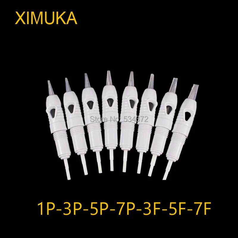 High Quality Screw Tattoo Cartridges Tips Eyebrow Makeup Needles 100pcs