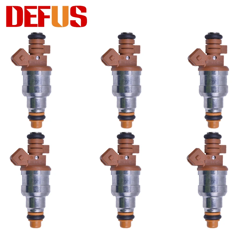 DEFUS 6X Fuel Injector Nozzle For Opel Vectra CD 2.0 16V 1995 0280150452 Flow Matched Car Engine Injection  Car Styling Petrol