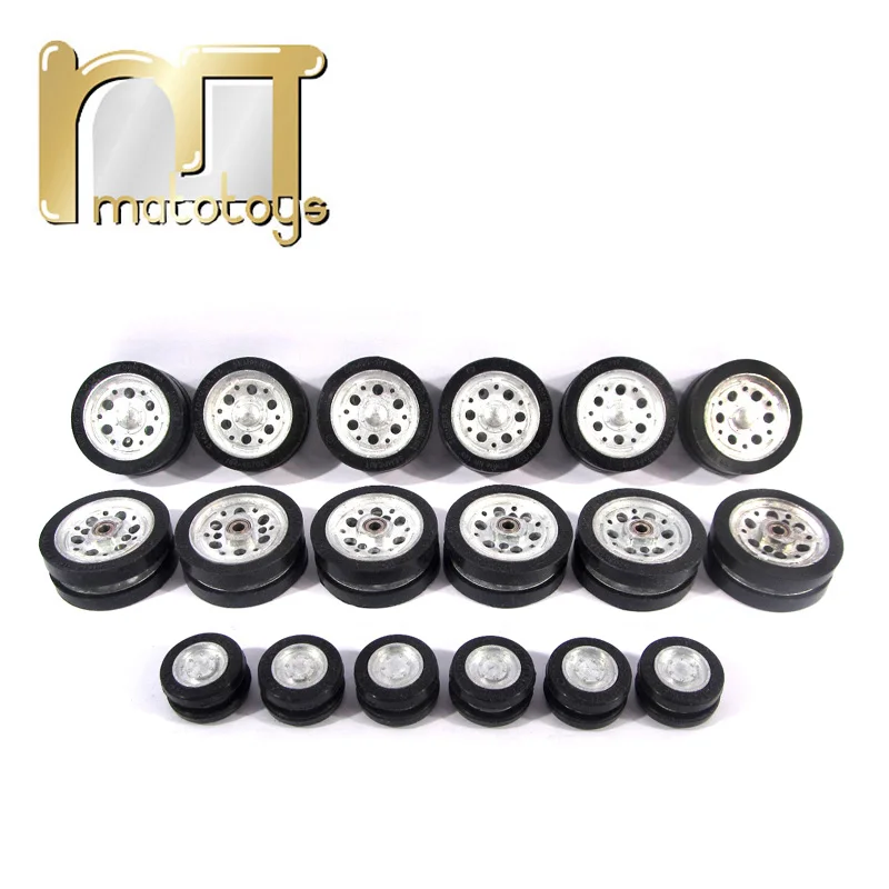 

Mato 1/16 German Panzer III Stug III Metal Road Wheels and Return Rollers with Rubber