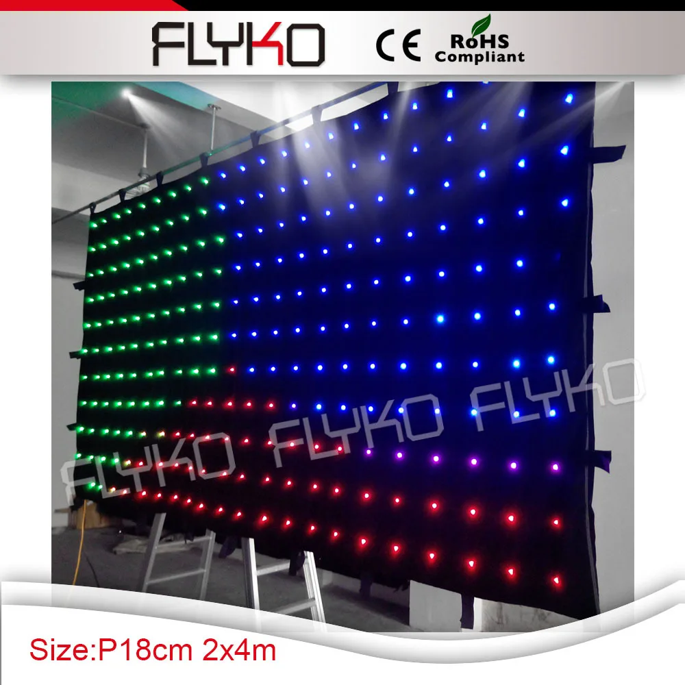 

Free Shipping p18 DJ Lighting LED Video Curtain